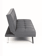 Futon Sofa Cama Grecia Gris - Miniatura 4