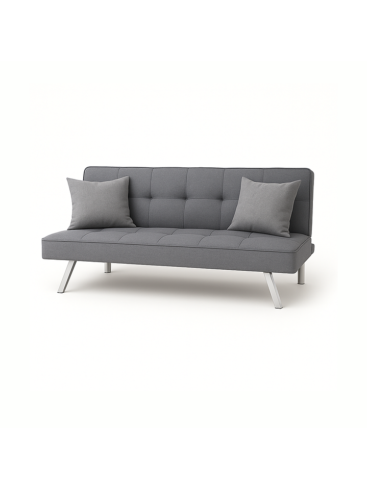 Futon Sofa Cama Grecia Gris 5