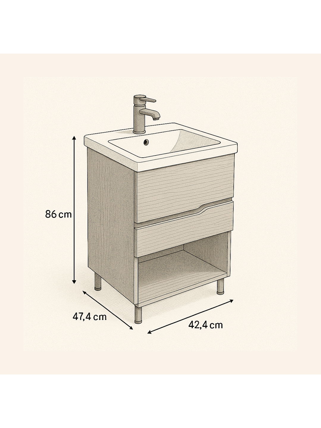 Vanitorio a Piso Inglaterra 5