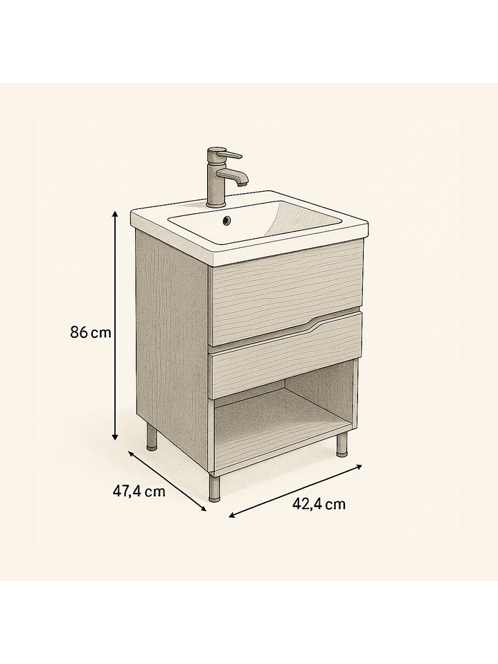 Vanitorio a Piso Inglaterra 5