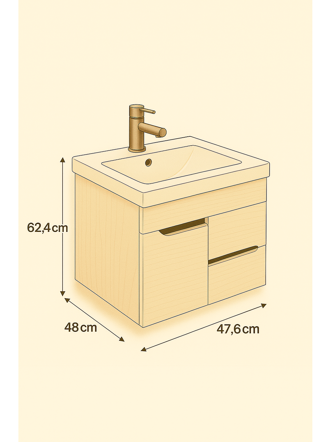 Vanitorio a Muro Ginebra 4
