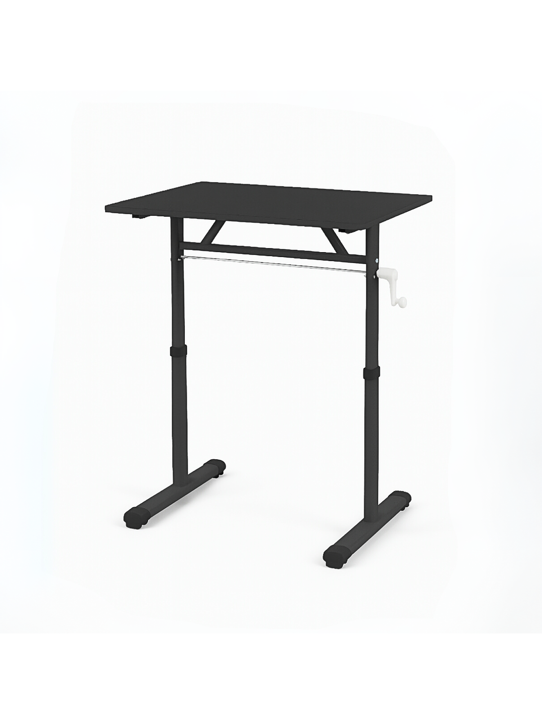 Escritorio con Altura Ajustable 100x60x63-86cm Funcional Tenerife Negro 5