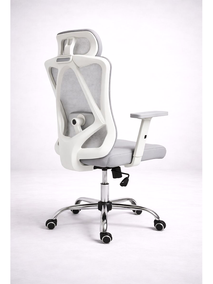 Silla de Escritorio - Oficina - Gamer Houston Gris 3