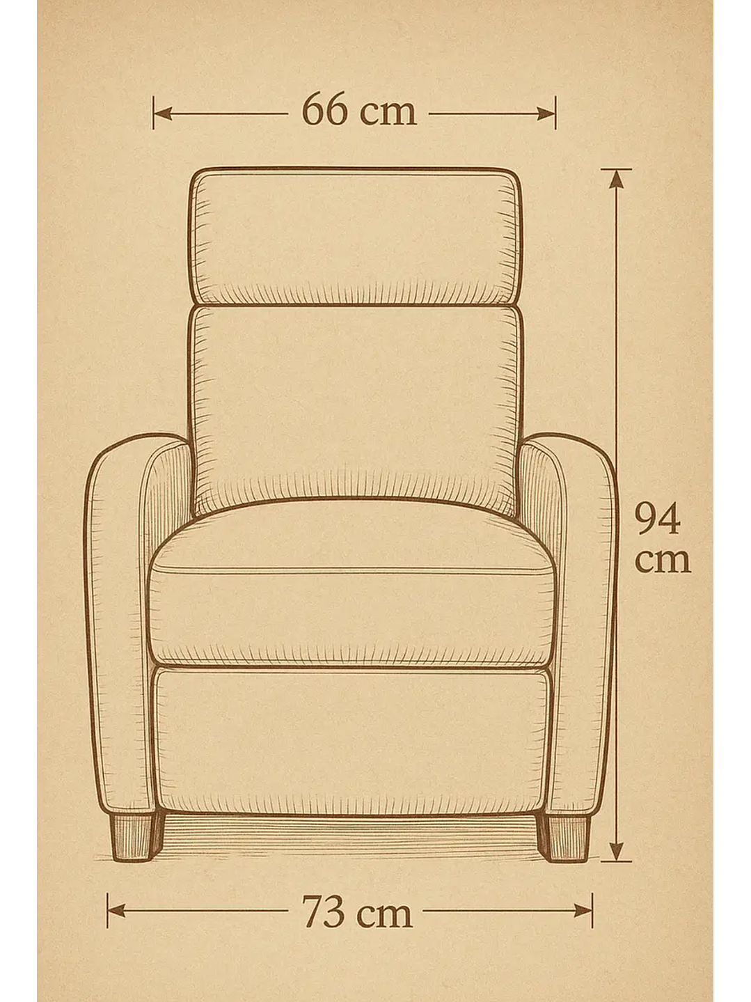 Sillon Reclinable Berger Holanda Gris 5