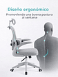Silla Ergonomica de Oficina para Escritorio Boise Gris - Miniatura 5