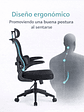 Silla Ergonomica de Oficina para Escritorio Boise Negra - Miniatura 5