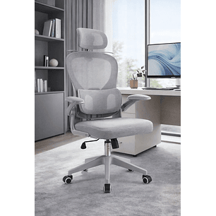 Silla Ergonomica de Oficina para Escritorio Boise Gris