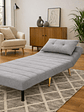 Sillon Sofa Cama Plegable Libano Gris - Miniatura 4