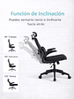Silla Ergonomica de Oficina para Escritorio Boise Negra - Miniatura 6