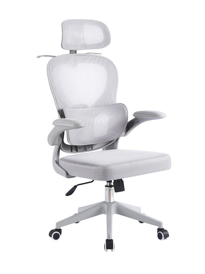 Silla Ergonomica de Oficina para Escritorio Boise Gris 3