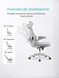 Silla Ergonomica de Oficina para Escritorio Boise Gris - Miniatura 6