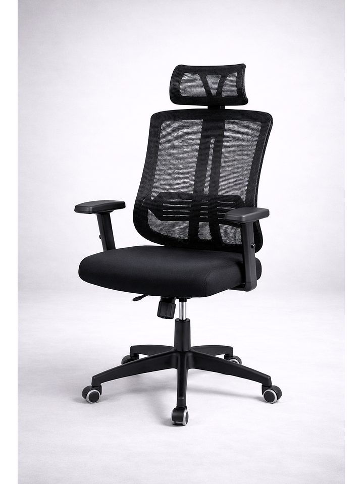 Silla De Oficina Apoyacabeza, Con Brazo Regulable Doha 4