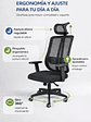 Silla De Oficina Apoyacabeza, Con Brazo Regulable Doha - Miniatura 6