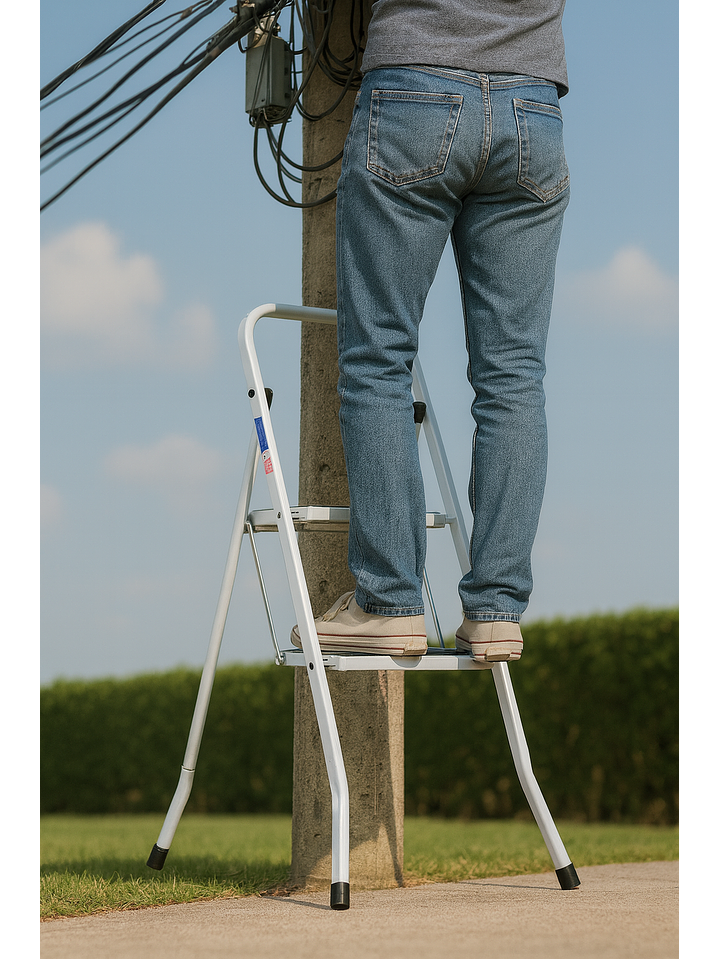 Escalera 2 Peldaños Plegable 2