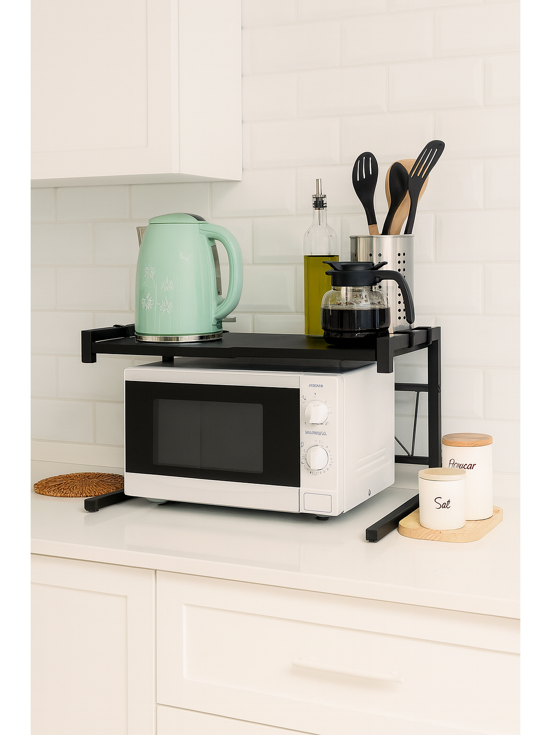 Estante Repisa De Cocina Microondas Extensible 4