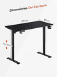 Escritorio Electrico Altura Regulable Bavaro Negro - Miniatura 4