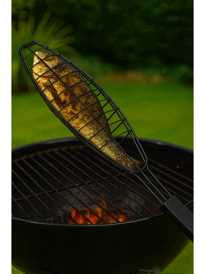 Grill Rejilla Antiadherente Para Asar Pescado Stellen 3