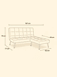 Sillon Sofa Cama Seccional Madrid - Miniatura 5