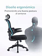 Silla Ergonomica de Oficina para Escritorio Boise Negra - Miniatura 5
