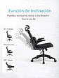 Silla Ergonomica de Oficina para Escritorio Boise Negra - Miniatura 6