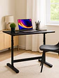 Escritorio con Altura Ajustable 120x60x63-86cm Funcional Toledo Negro - Miniatura 6