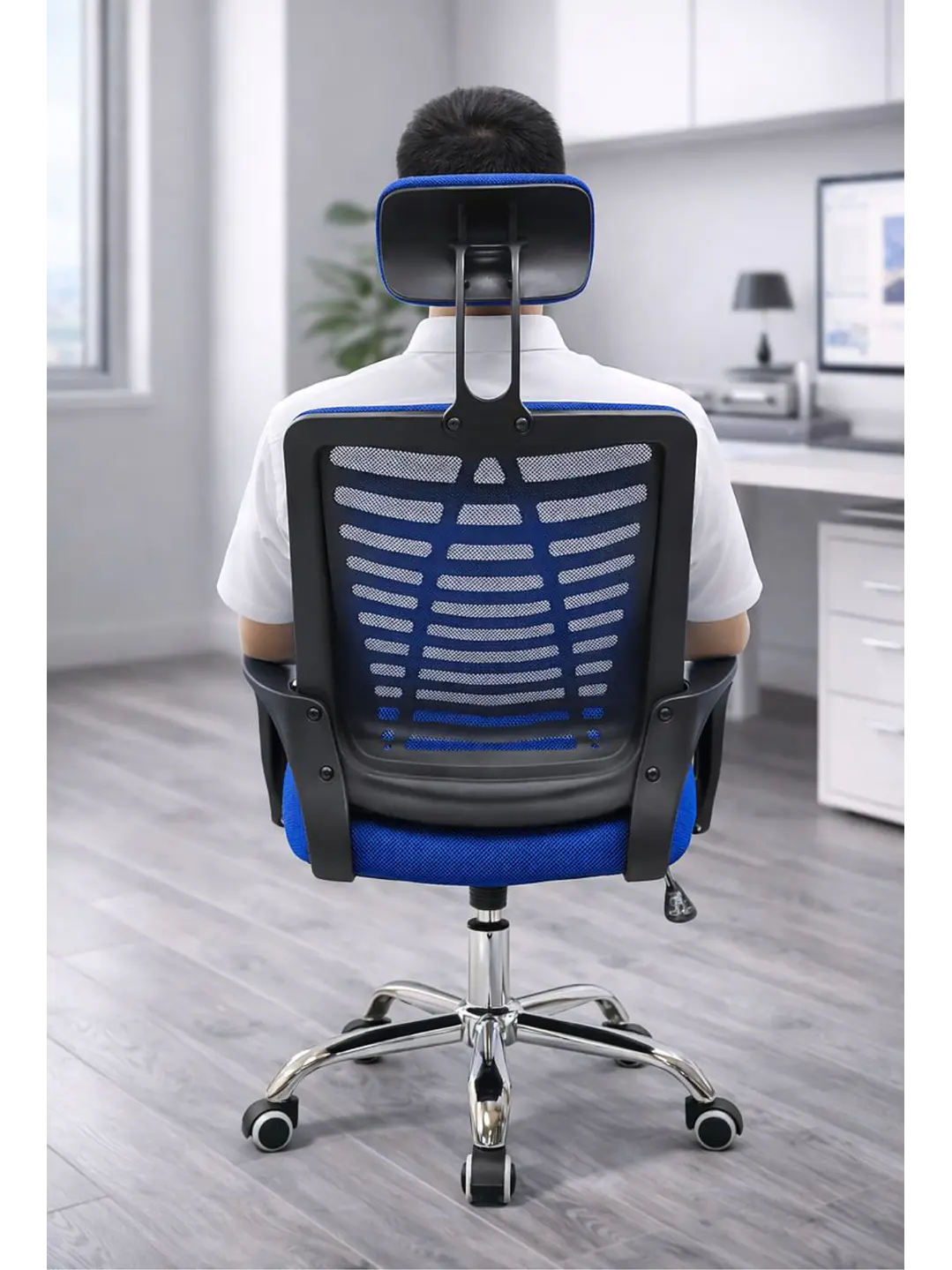 Silla Ejecutiva Milan Azul 2