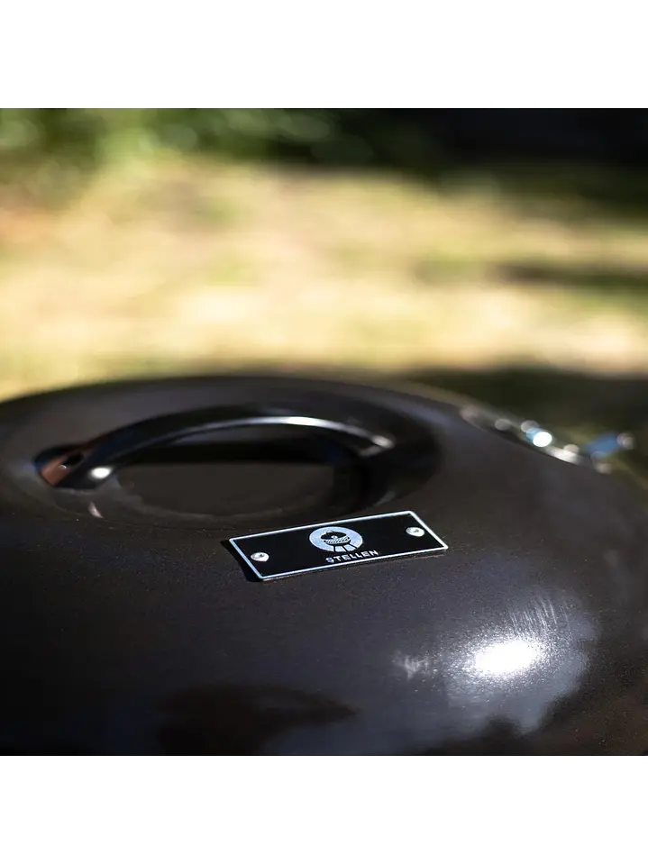 Parrilla A Carbon Encina Con Ruedas 5