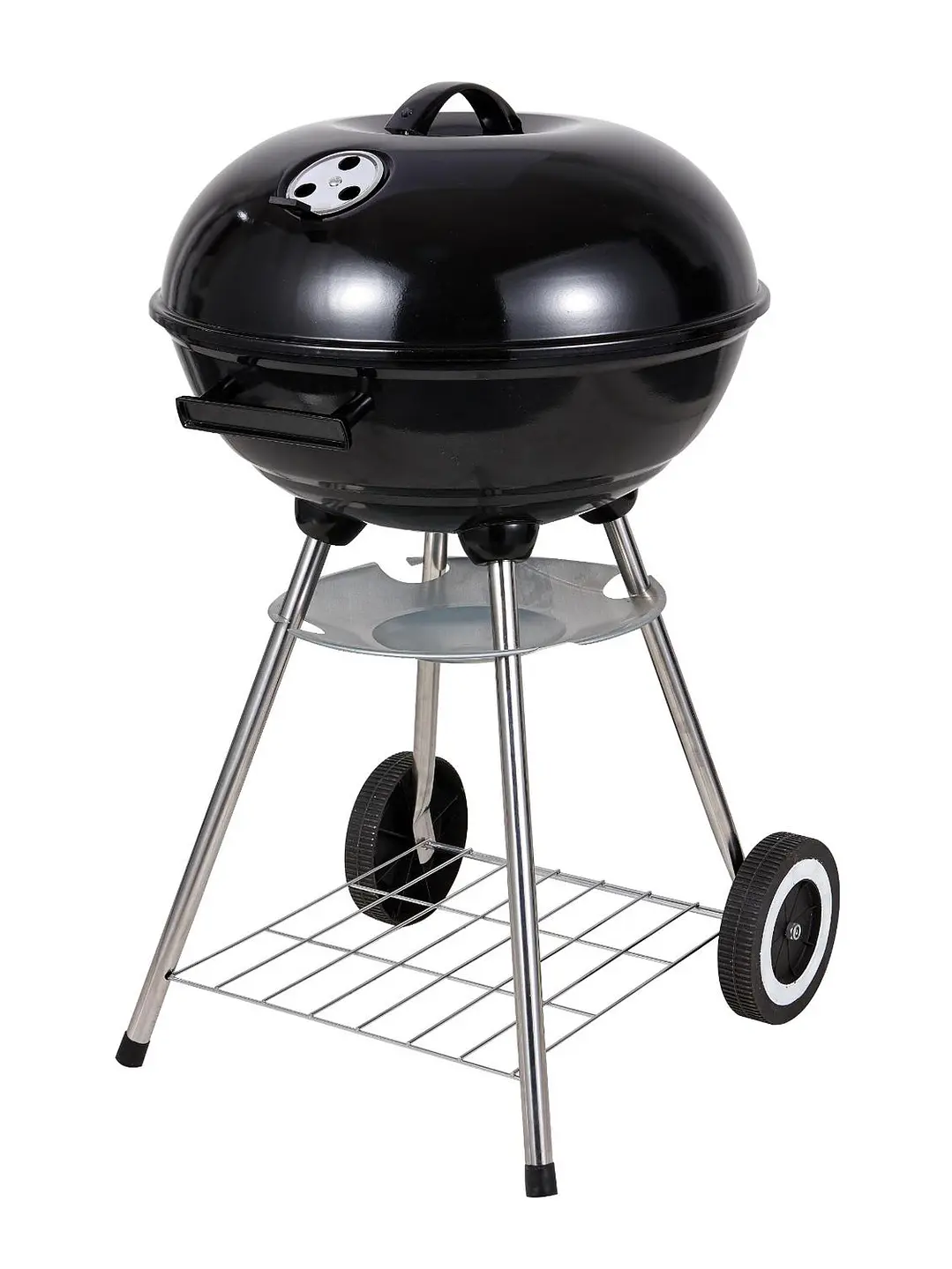 Parrilla A Carbon Encina Con Ruedas 7