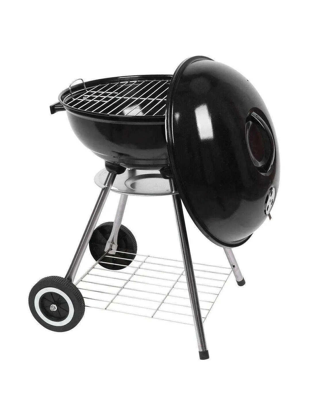 Parrilla A Carbon Encina Con Ruedas 9