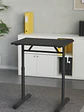 Escritorio con Altura Ajustable 100x60x63-86cm Funcional Tenerife Negro - Miniatura 2