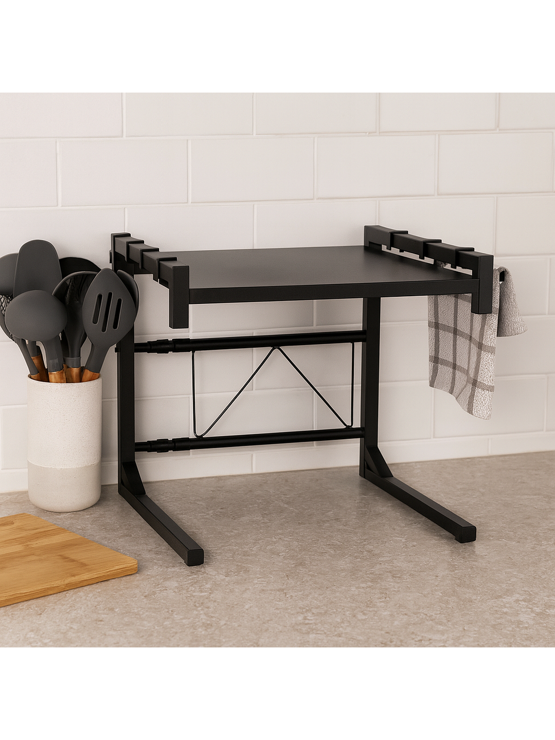 Estante Repisa De Cocina Microondas Extensible 2