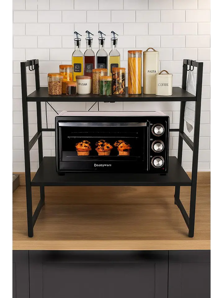 Organizador Estante Repisa De Cocina Microondas Extensible 2