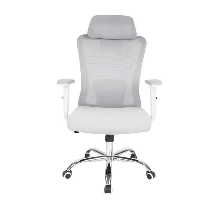 Silla de Escritorio - Oficina - Gamer Houston Gris 4