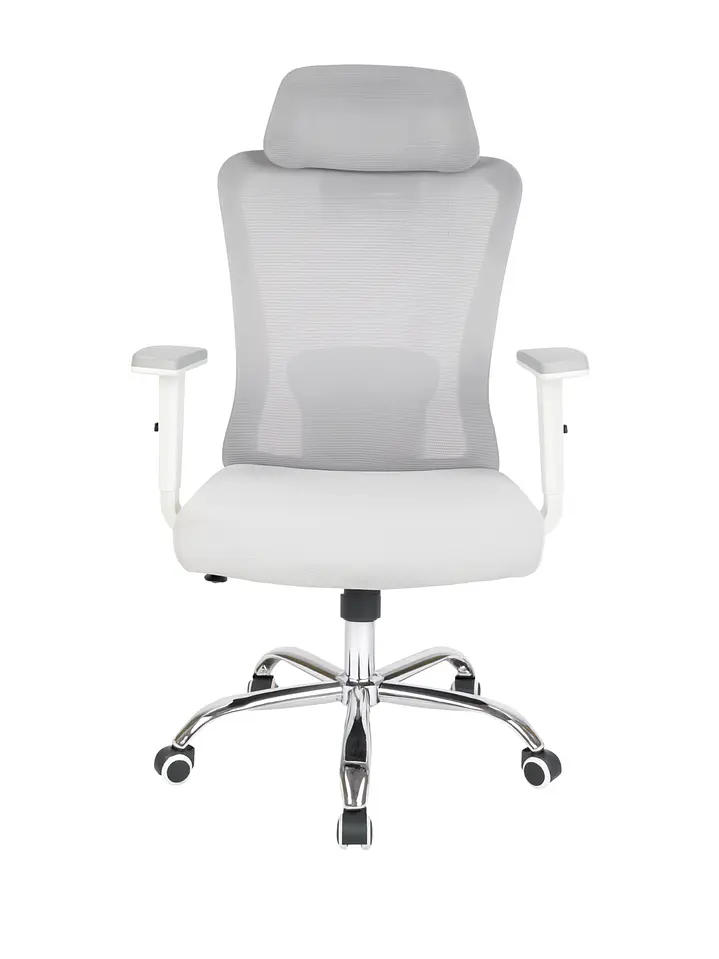 Silla de Escritorio - Oficina - Gamer Houston Gris 4