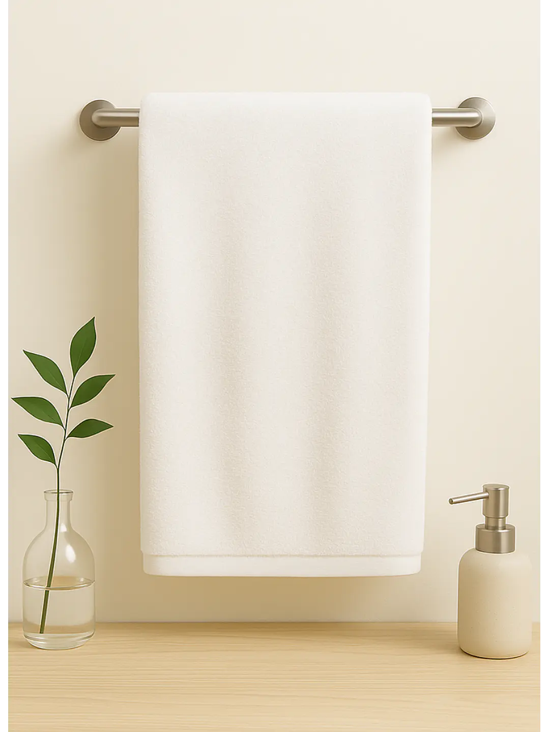 Pack 2 Toallas Blancas Microfibra 070x130 2