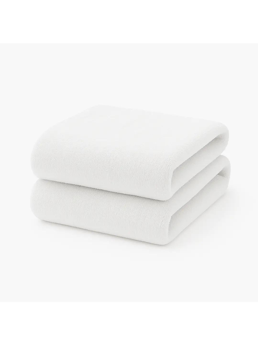 Pack 2 Toallas Blancas Microfibra 070x130 5