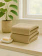 Pack 2 Toallas Taupe Microfibra 070x130 - Miniatura 1