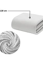 Pack 2 Toallas Gris Microfibra 070x130 - Miniatura 4