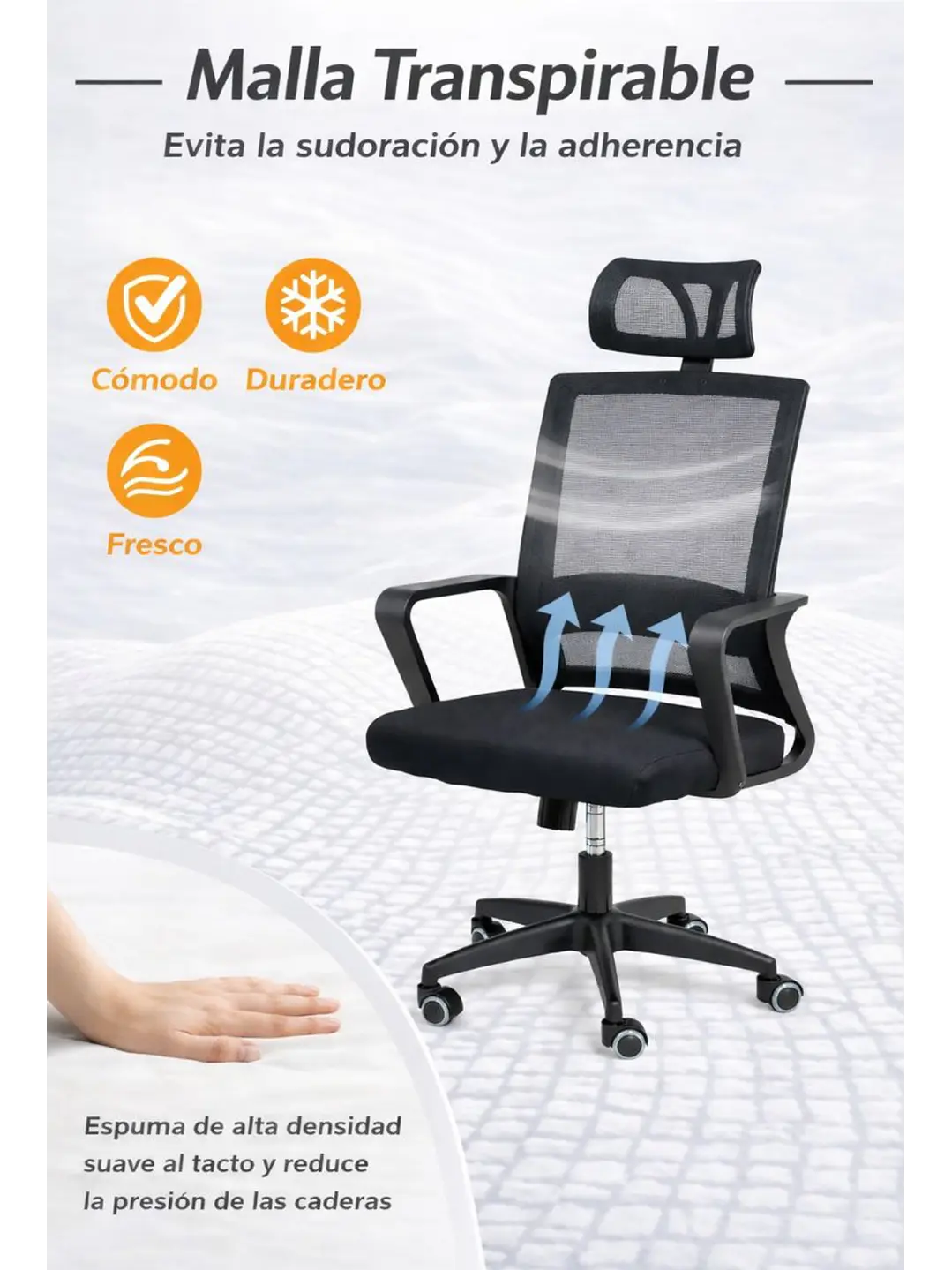 Silla De Oficina Mesh Miami 4