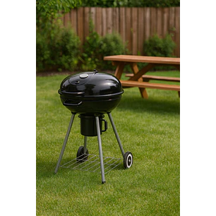 Parrilla A Carbon Modelo Algarrobo Redonda
