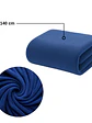 Toalla Azul Microfibra 100x140 - Miniatura 4