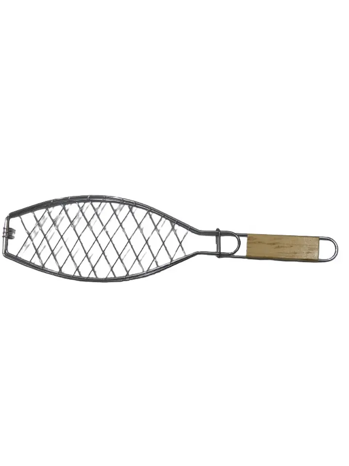Rejilla Para Asar Vegetales Y Pescado Xl Madera 4