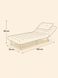 Sillon Sofa Cama Plegable Libano Gris - Miniatura 6