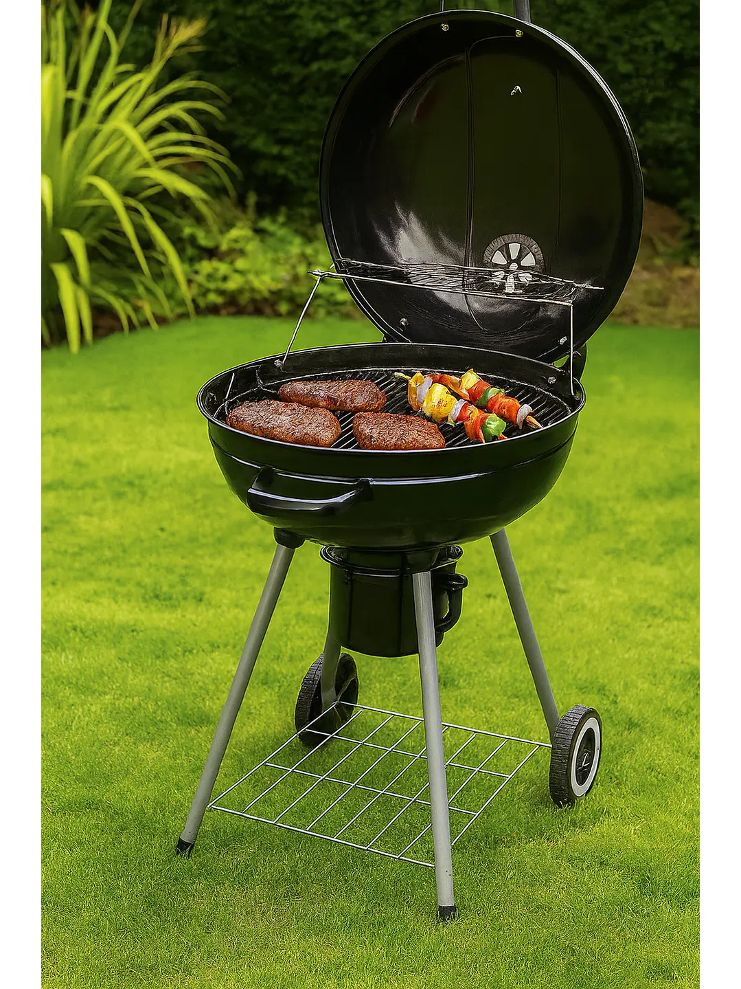 Parrilla A Carbon Modelo Algarrobo Redonda 2
