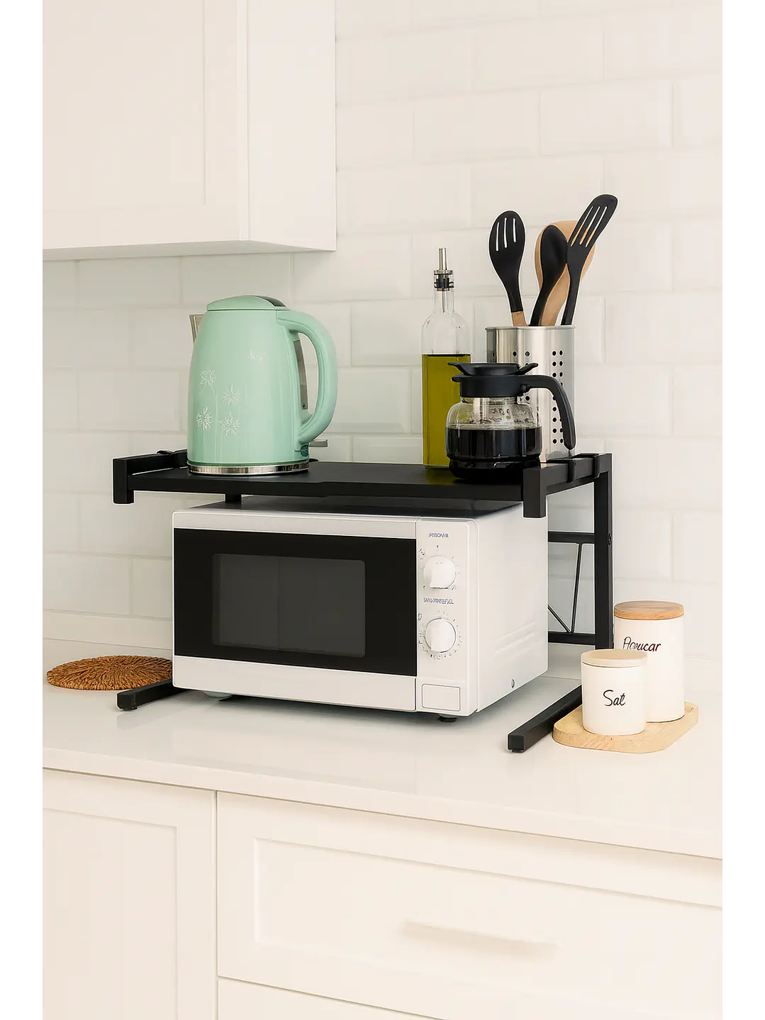 Estante Repisa De Cocina Microondas Extensible 4