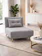 Sillon Sofa Cama Plegable Libano Gris - Miniatura 1