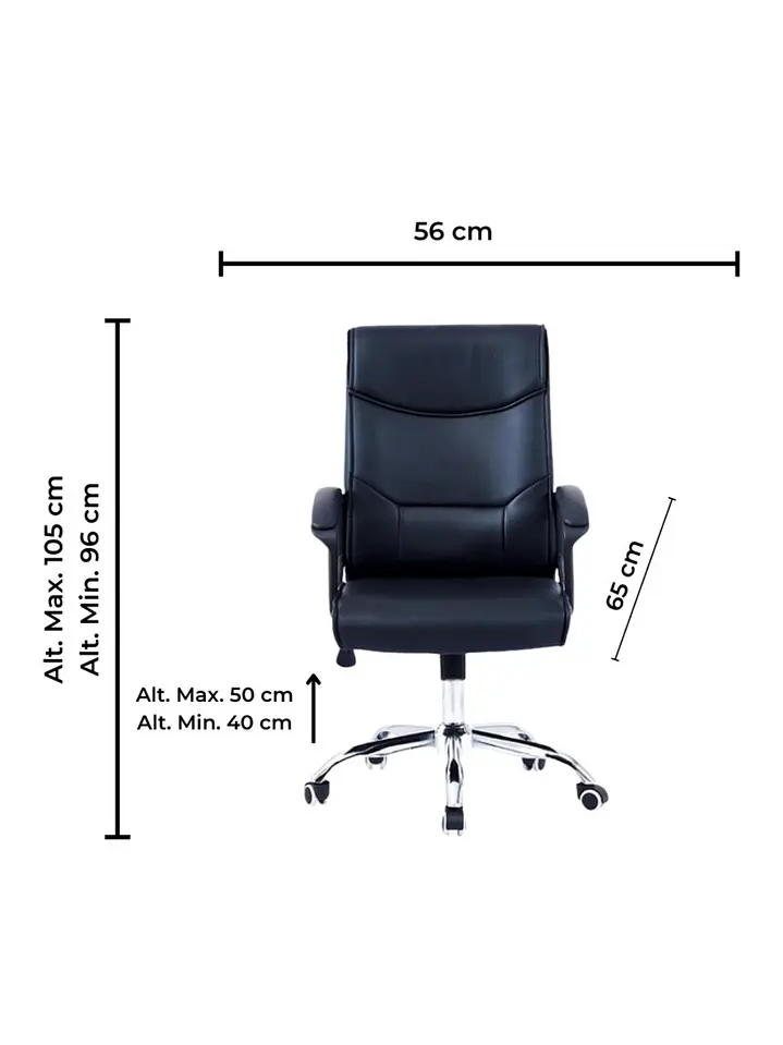 Silla De Oficina Gerencial Alto Chicago 5