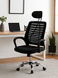 Silla Oficina O Escritorio Respaldo Ergonómico Cabecera Milan - Miniatura 2