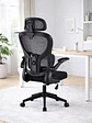 Silla Ergonomica de Oficina para Escritorio Boise Negra - Miniatura 2