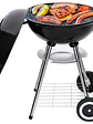 Parrilla A Carbon Encina Con Ruedas - Miniatura 8